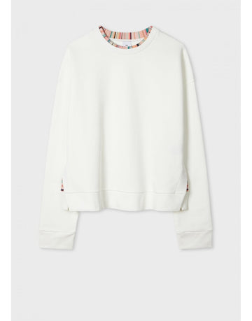 Young Ideas/Henmores - Daytime Swirl Accents Sweatshirt - 02 Ivory - S