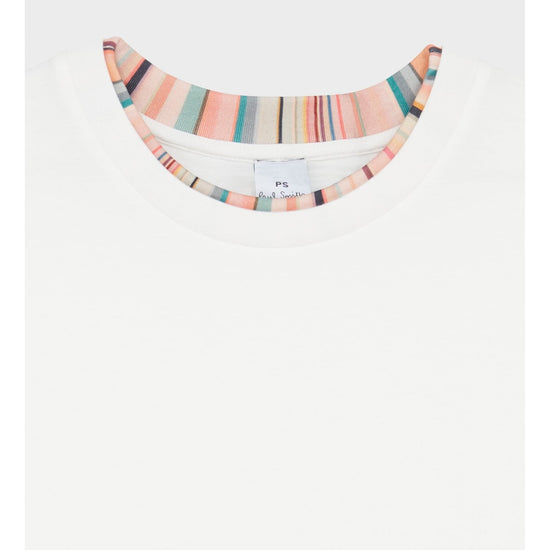 Young Ideas/Henmores - Daytime Swirl Detail T-Shirt - 02 White - S