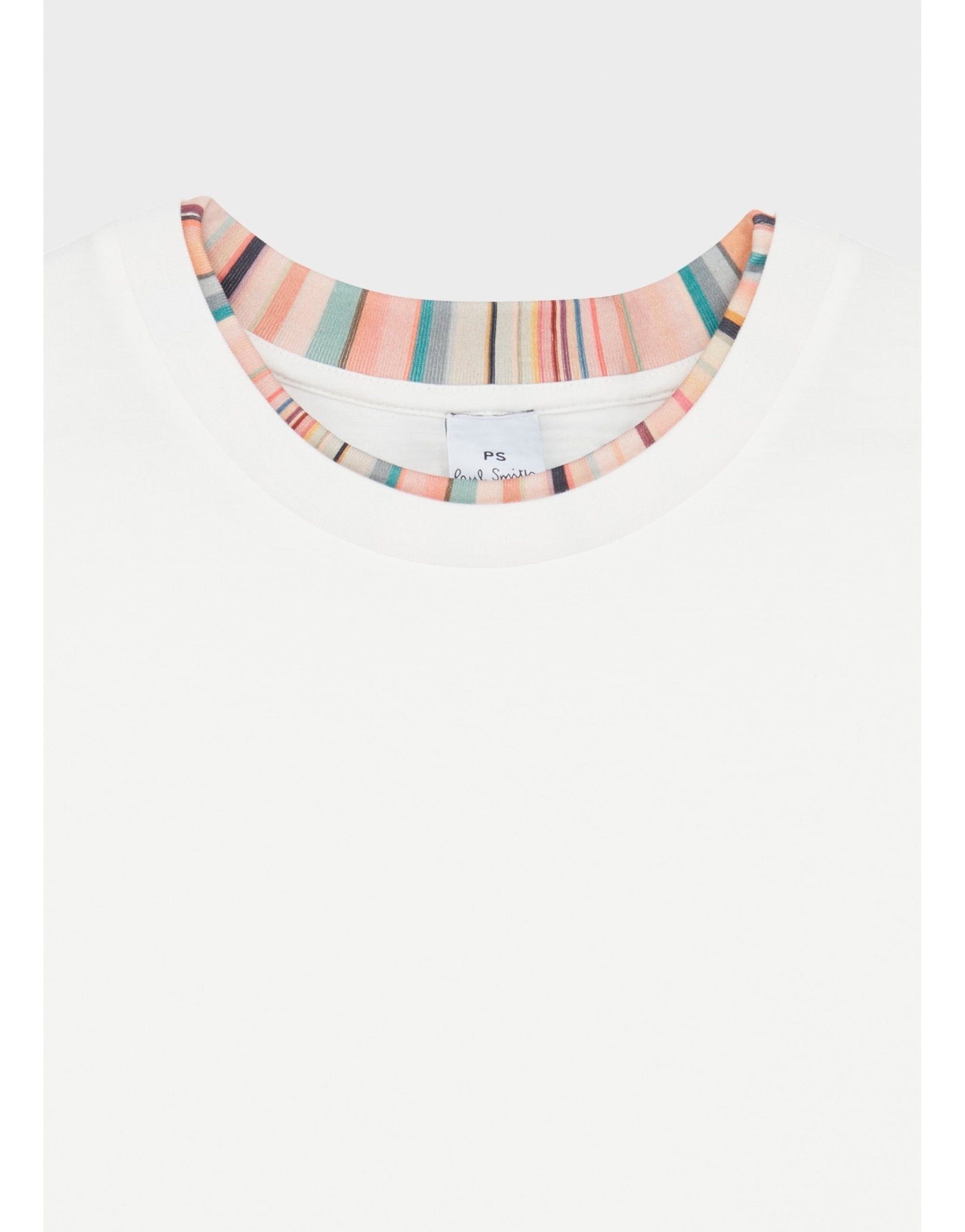 Young Ideas/Henmores - Daytime Swirl Detail T-Shirt - 02 White - S