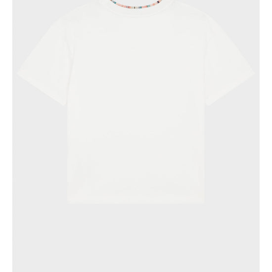 Young Ideas/Henmores - Daytime Swirl Detail T-Shirt - 02 White - S