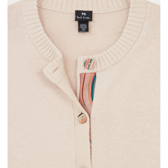 Young Ideas/Henmores - Daytime Swirl Placket Cardigan - 05 Cream - XS