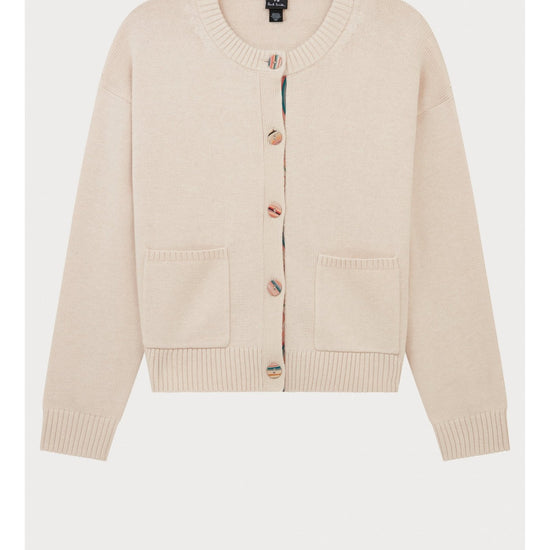 Young Ideas/Henmores - Daytime Swirl Placket Cardigan - 05 Cream - XS