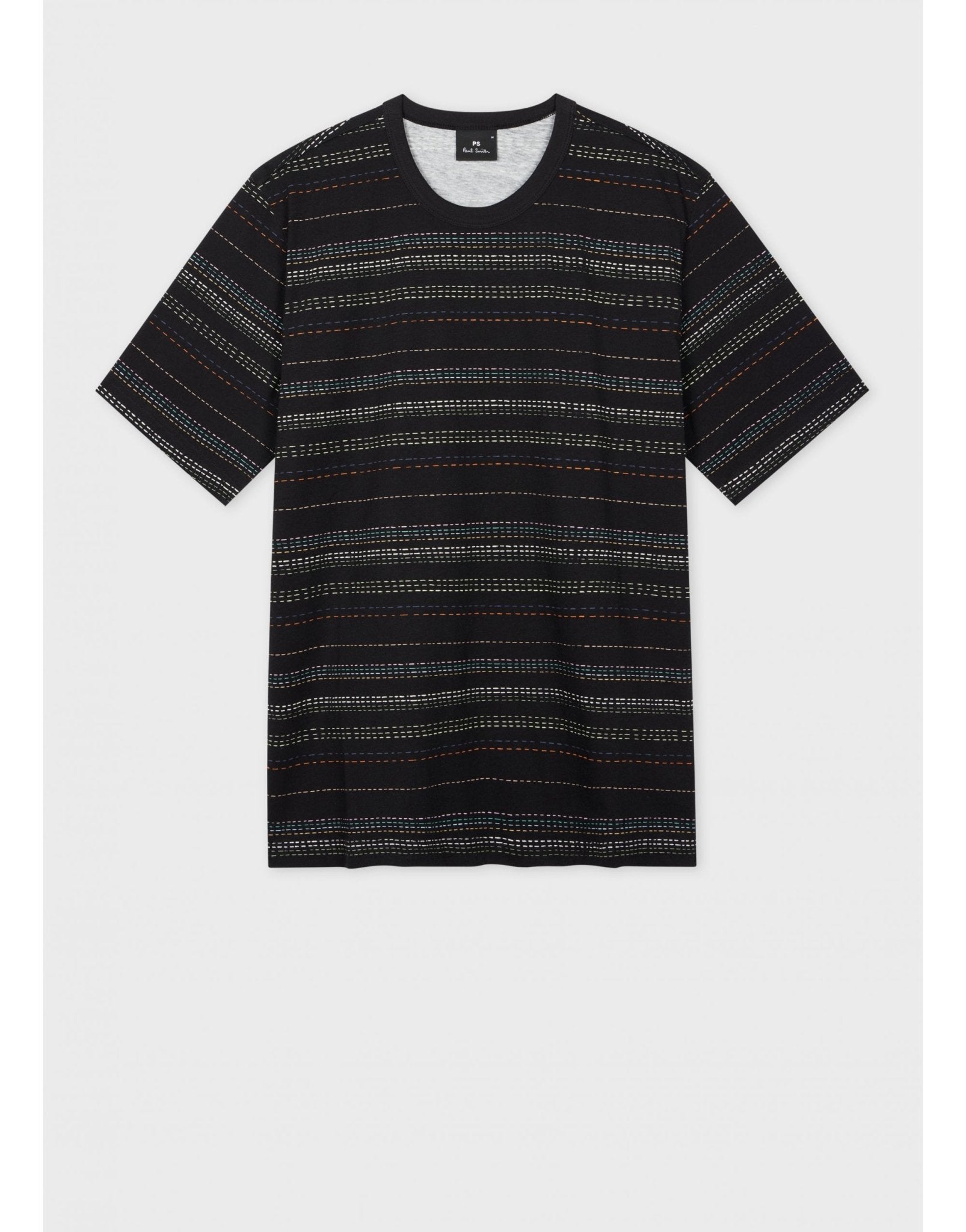 Young Ideas/Henmores - Dotted Lines T-Shirt - 79 Black - M