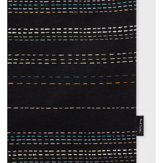 Young Ideas/Henmores - Dotted Lines T-Shirt - 79 Black - M