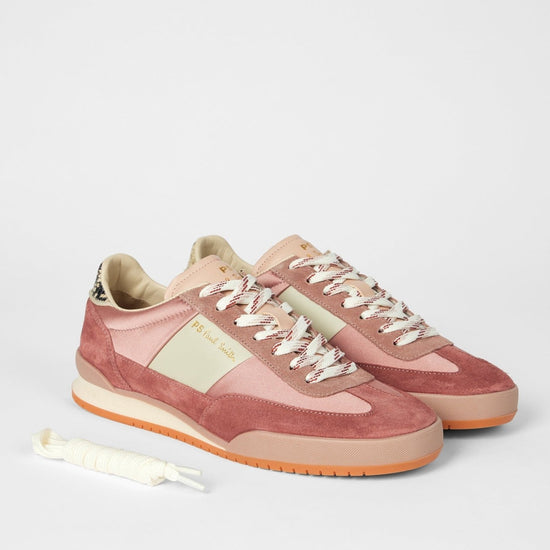 Young Ideas/Henmores - Dover Satin Leather Trainer - 20 Pink - 4