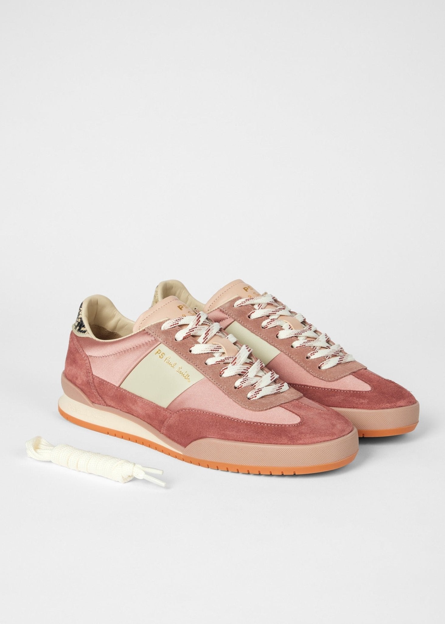 Young Ideas/Henmores - Dover Satin Leather Trainer - 20 Pink - 4