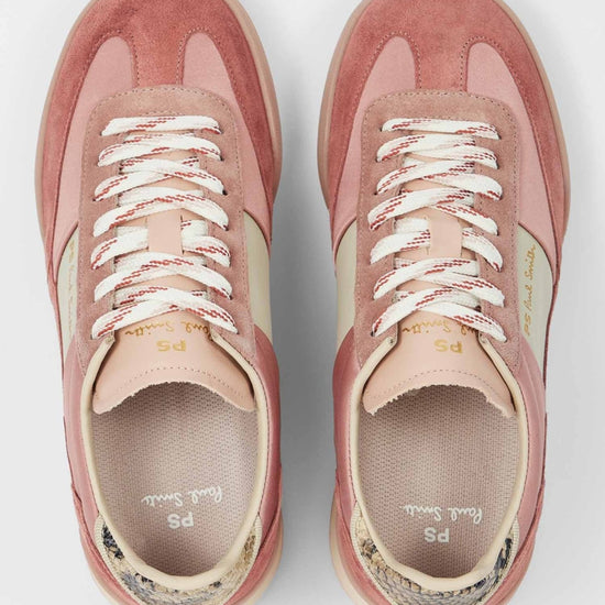 Young Ideas/Henmores - Dover Satin Leather Trainer - 20 Pink - 4