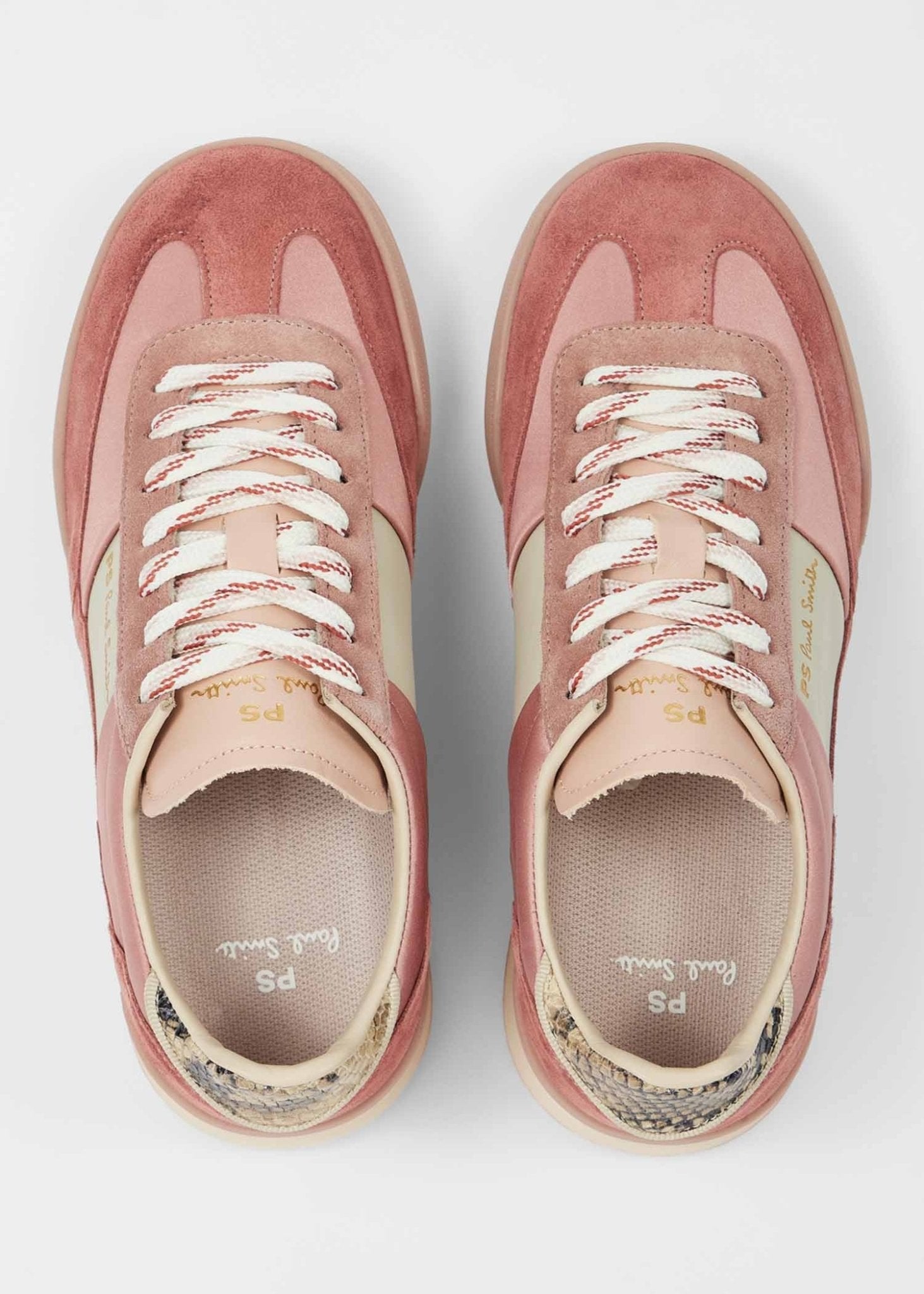 Young Ideas/Henmores - Dover Satin Leather Trainer - 20 Pink - 4