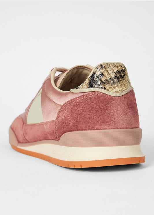 Young Ideas/Henmores - Dover Satin Leather Trainer - 20 Pink - 4