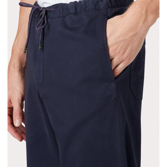 Young Ideas/Henmores - Drawstring Relaxed Fit Trousers - 49 Navy - M