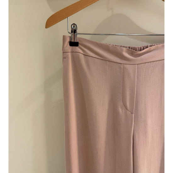 Young Ideas/Henmores - Elasticated Back Wide Leg Trousers - 22 Fuchsia - 8