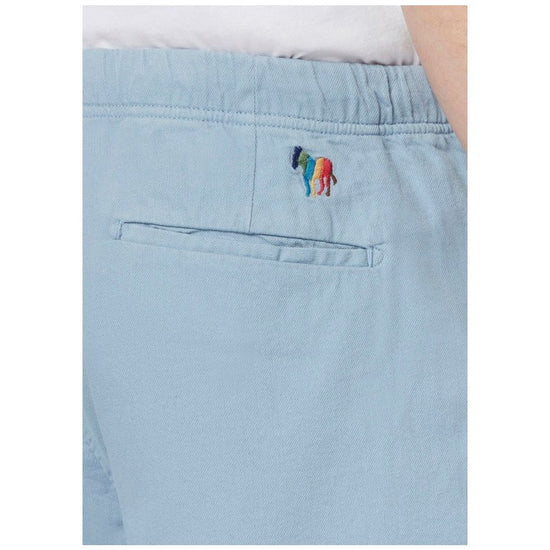 Young Ideas/Henmores - Elasticated Waist Shorts - 40 Light Blue - M