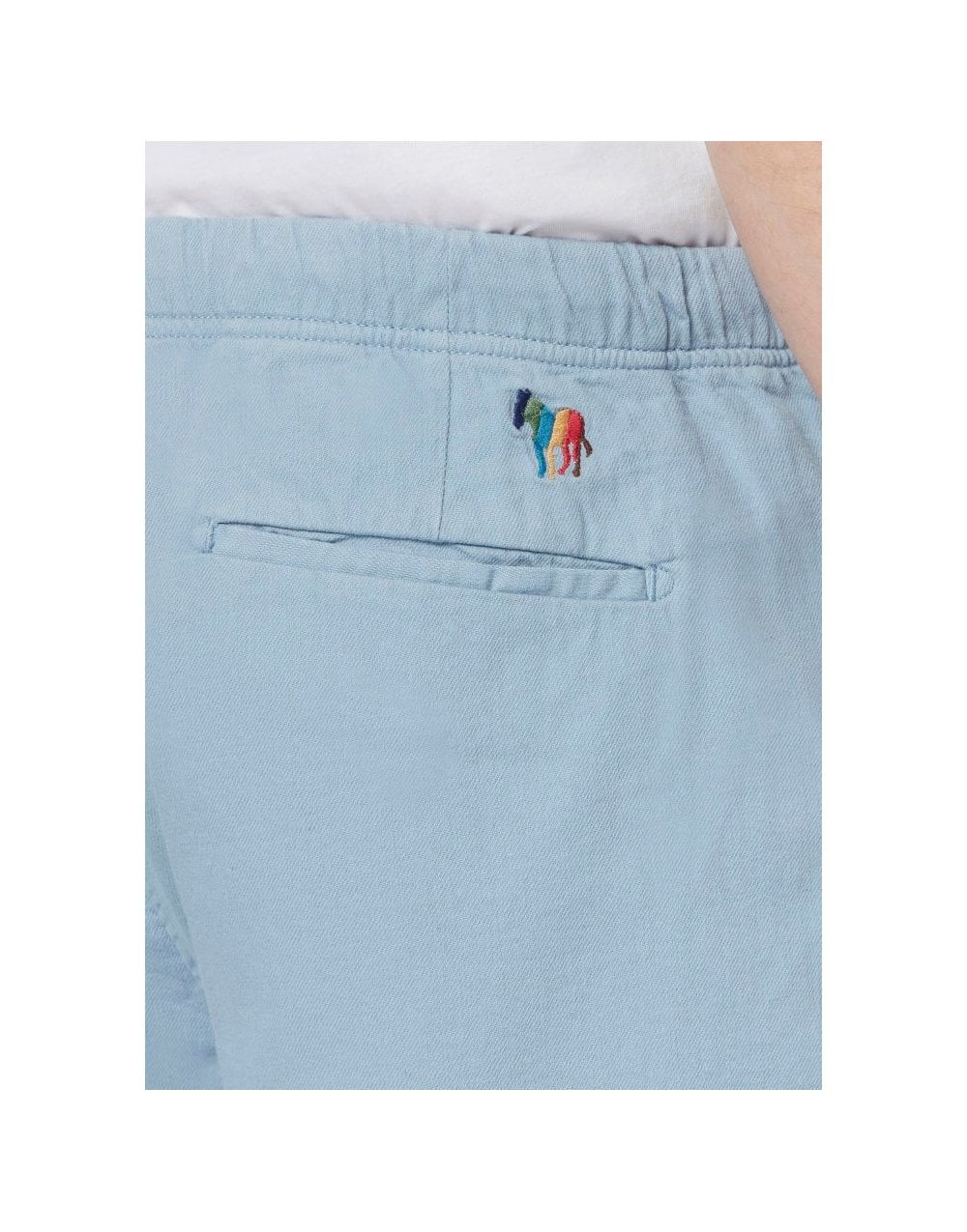 Young Ideas/Henmores - Elasticated Waist Shorts - 40 Light Blue - M