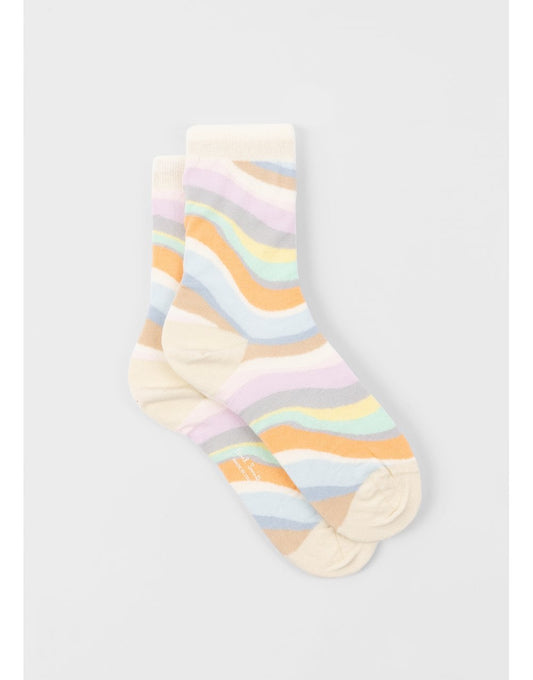 Young Ideas/Henmores - Faded Swirl Socks - 02 Multi - OS