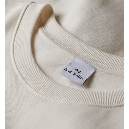 Young Ideas/Henmores - Flower Drawing Detail Sweatshirt - 02 Off White - XS