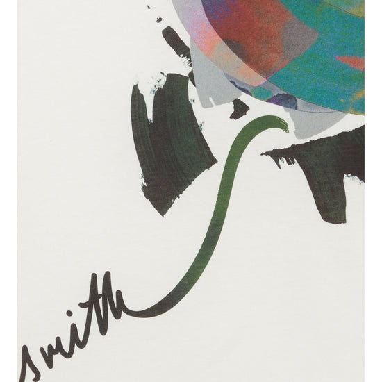 Young Ideas/Henmores - Ink Rose Graphic T-Shirt - 02 White - XS