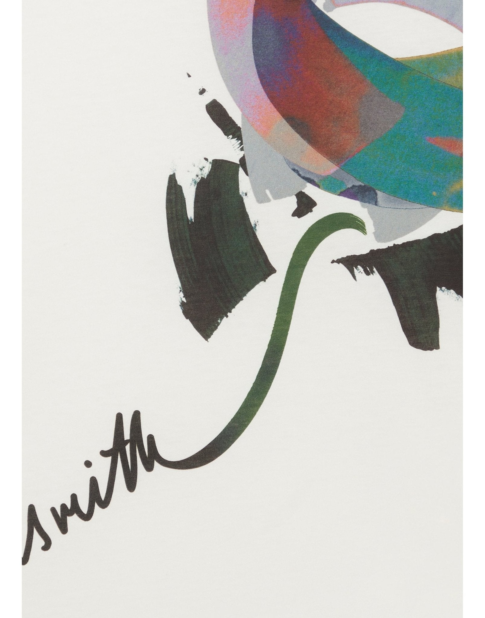 Young Ideas/Henmores - Ink Rose Graphic T-Shirt - 02 White - XS