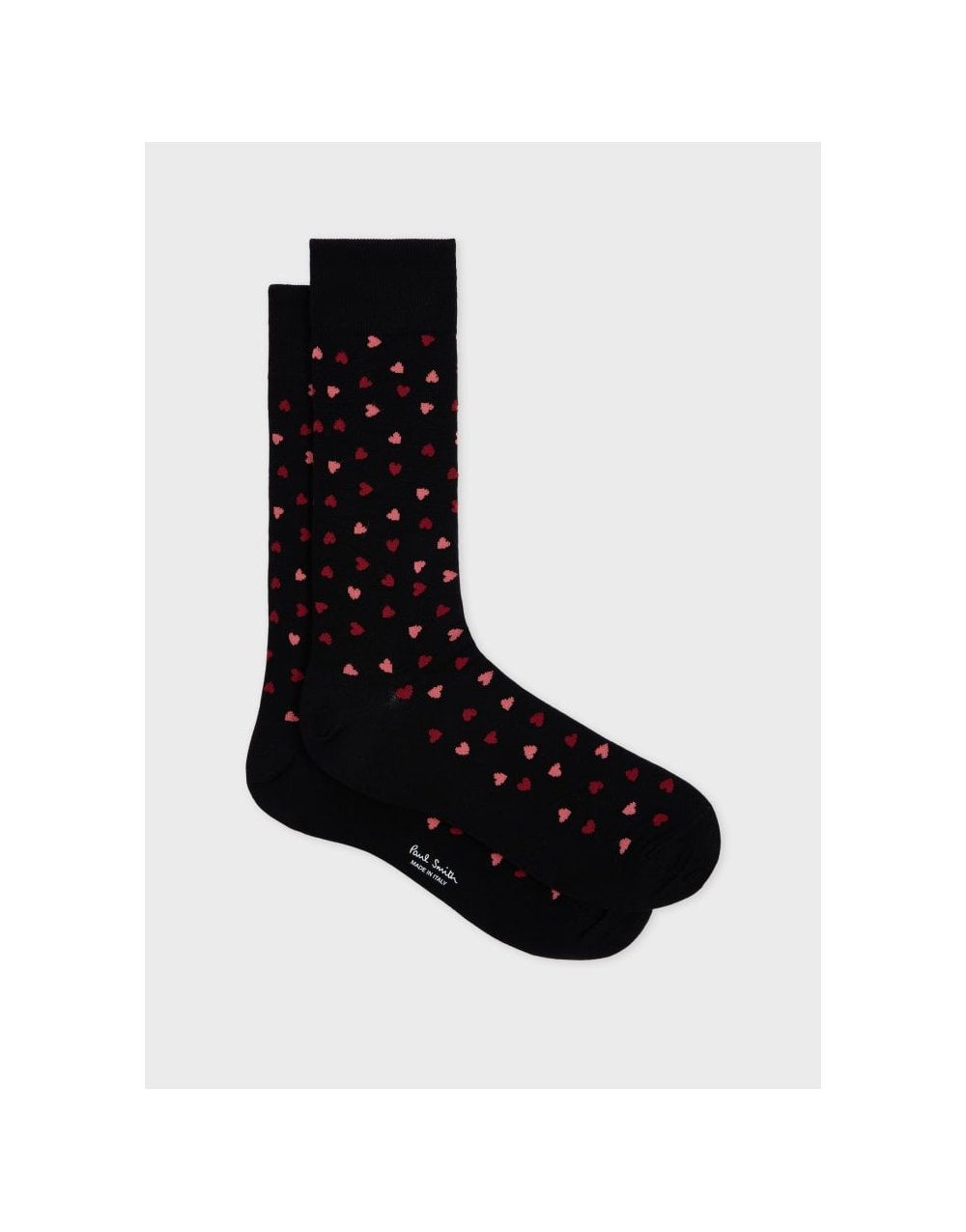 Young Ideas/Henmores - Islington Heart Sock - 79 Black - OS