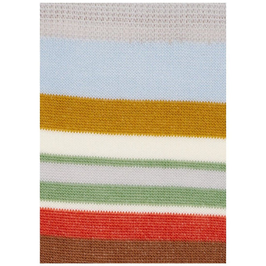 Young Ideas/Henmores - Jodie Multi Stripe Socks - 42 Turquoise - OS