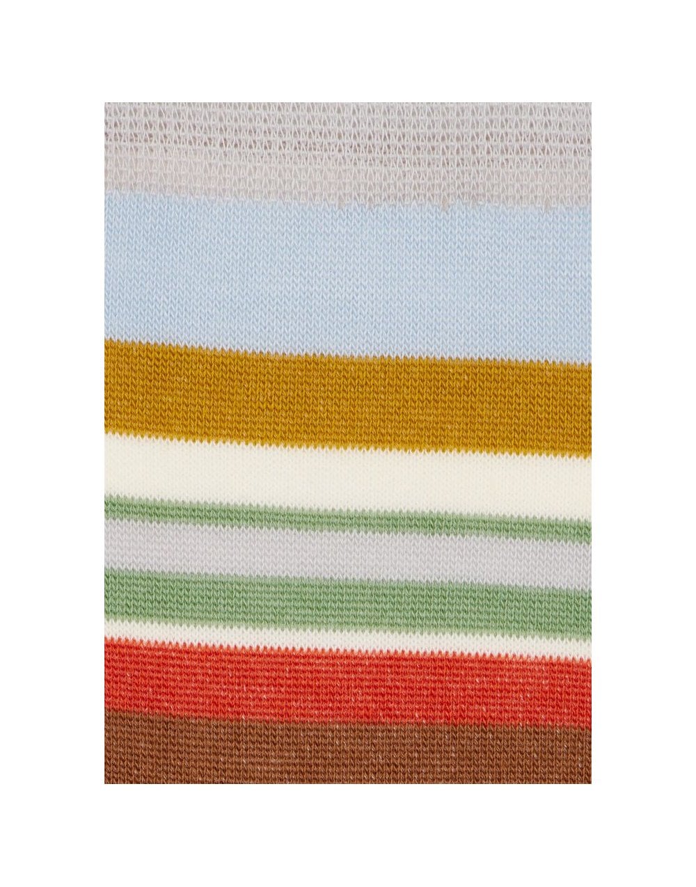 Young Ideas/Henmores - Jodie Multi Stripe Socks - 42 Turquoise - OS