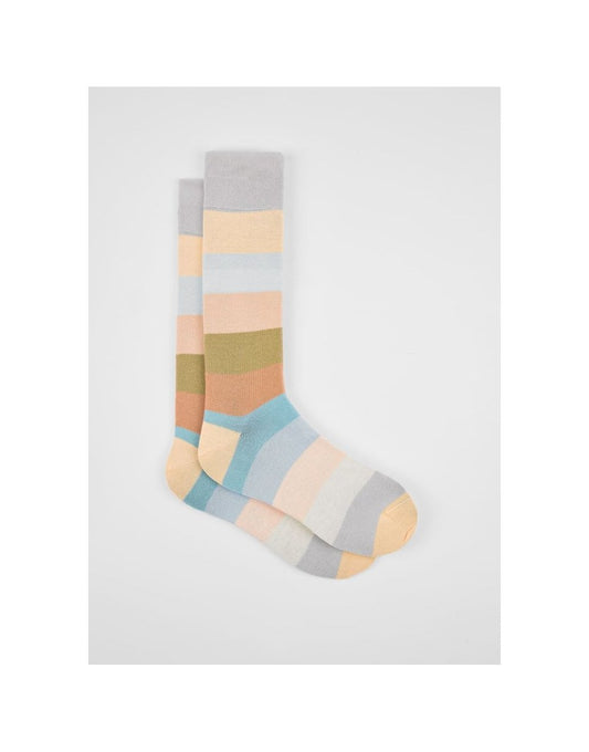 Young Ideas/Henmores - Jonathon Pastel Stripe Socks - 70 Multi Pastel - OS