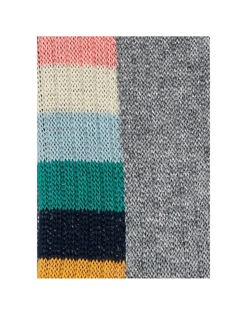 Young Ideas/Henmores - Judith Glitter Swirl Back Socks - 70 Grey - OS