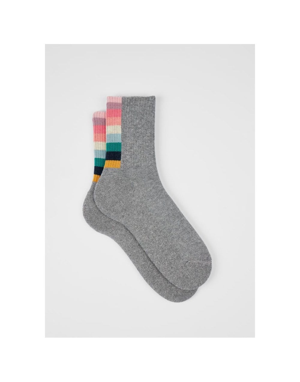 Young Ideas/Henmores - Judith Glitter Swirl Back Socks - 70 Grey - OS