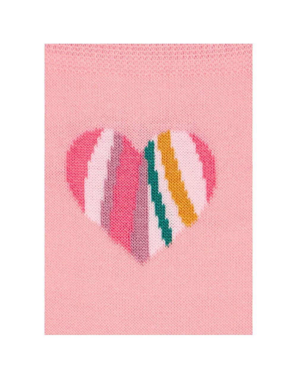 Young Ideas/Henmores - Justine Swirl Heart Socks - 20 Pink - OS