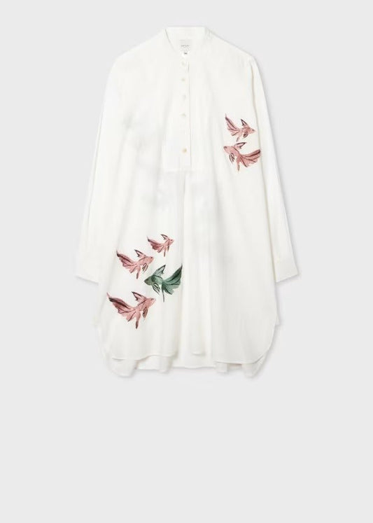 Young Ideas & Henmores - La Peche Kaftan - 01 White - M/L