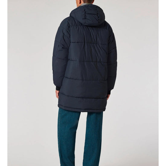 Young Ideas/Henmores - Long Fibre Down Puffer Coat - 49 Navy - M