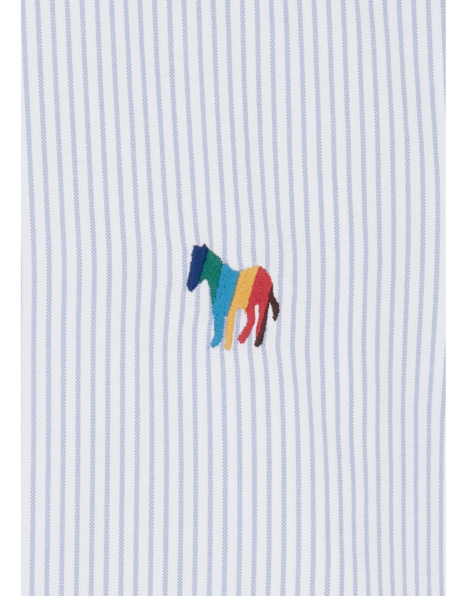 Young Ideas/Henmores - Long Sleeve Regular Fit Shirt - 43 Grey/Blue - M