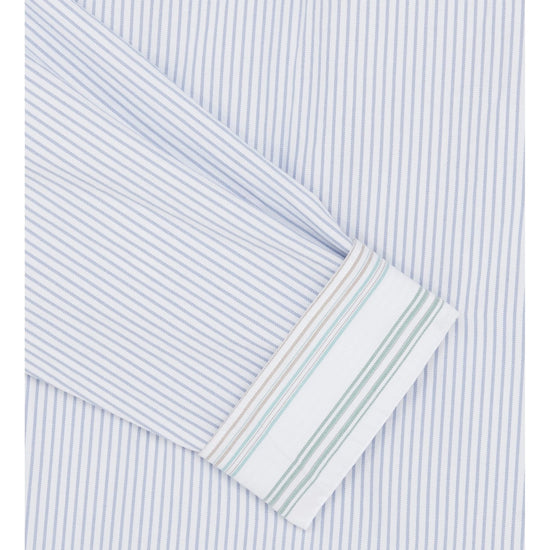 Young Ideas/Henmores - Long Sleeve Regular Fit Shirt - 43 Grey/Blue - M