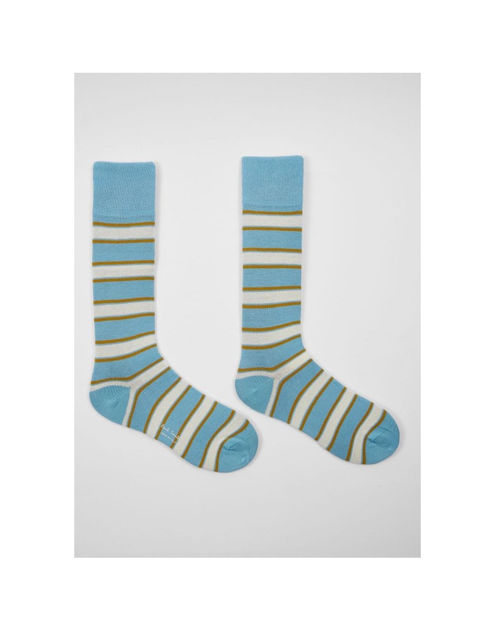 Young Ideas/Henmores - Madison Stripe Socks - 42 Turquoise - OS