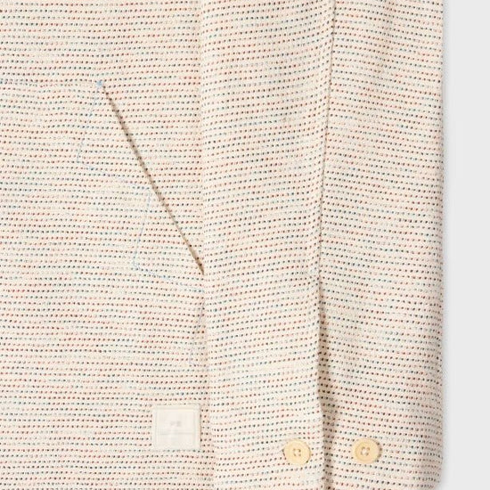 Young Ideas & Henmores - Melange Relaxed Chore Jacket - 02 Off White - M