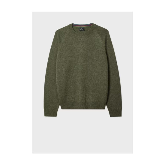 Young Ideas/Henmores - Mens Crew Neck Sweater - 39 Dark Green - M
