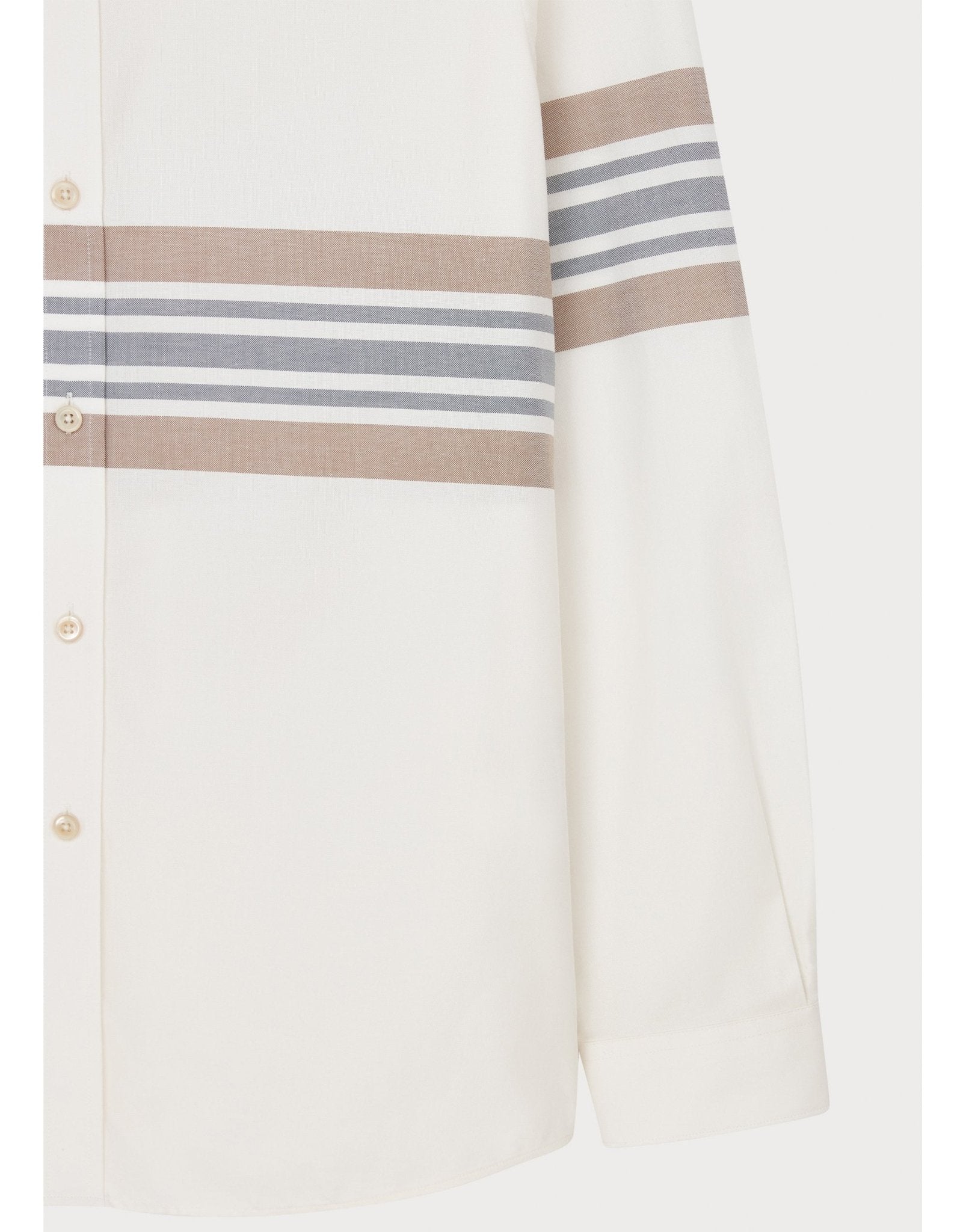 Young Ideas/Henmores - Mens Ls Regular Fit Shirt Bd Col - 01 White - M