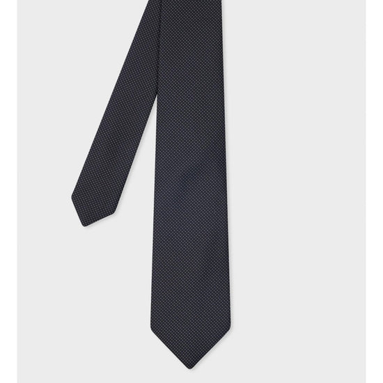 Young Ideas/Henmores - Mini Polka Dot Tie - 41 Blue - 8CM