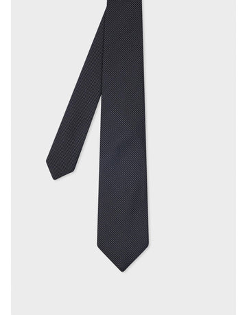 Young Ideas/Henmores - Mini Polka Dot Tie - 41 Blue - 8CM