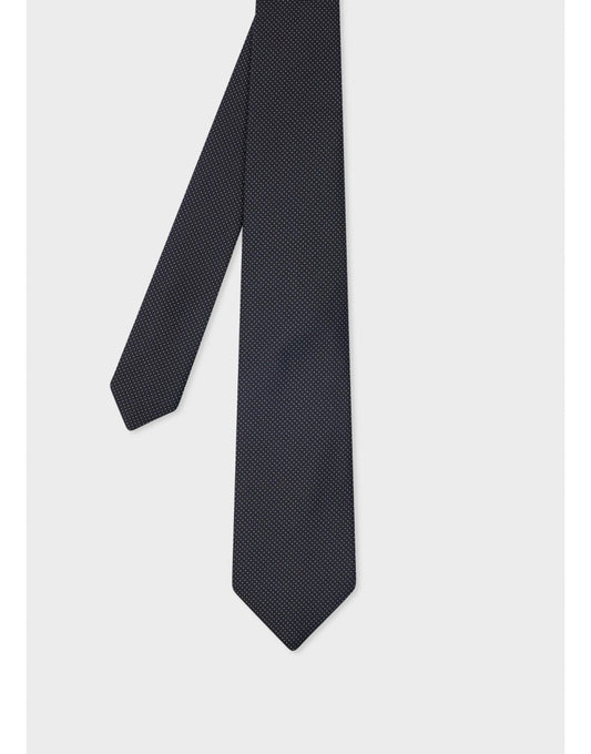 Young Ideas/Henmores - Mini Polka Dot Tie - 41 Blue - 8CM