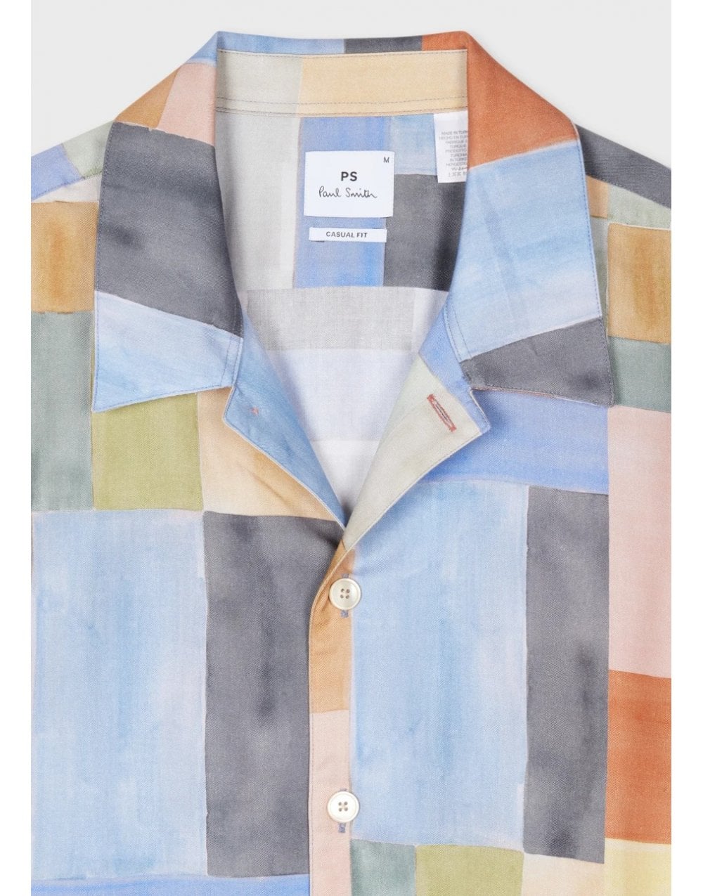 Young Ideas/Henmores - Multi Block Short Sleeve Shirt - 92 Multi - M