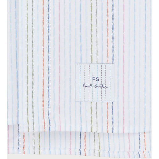 Young Ideas/Henmores - Multi Thin Stripe Regular Fit Shirt - 92 Light Blue - M