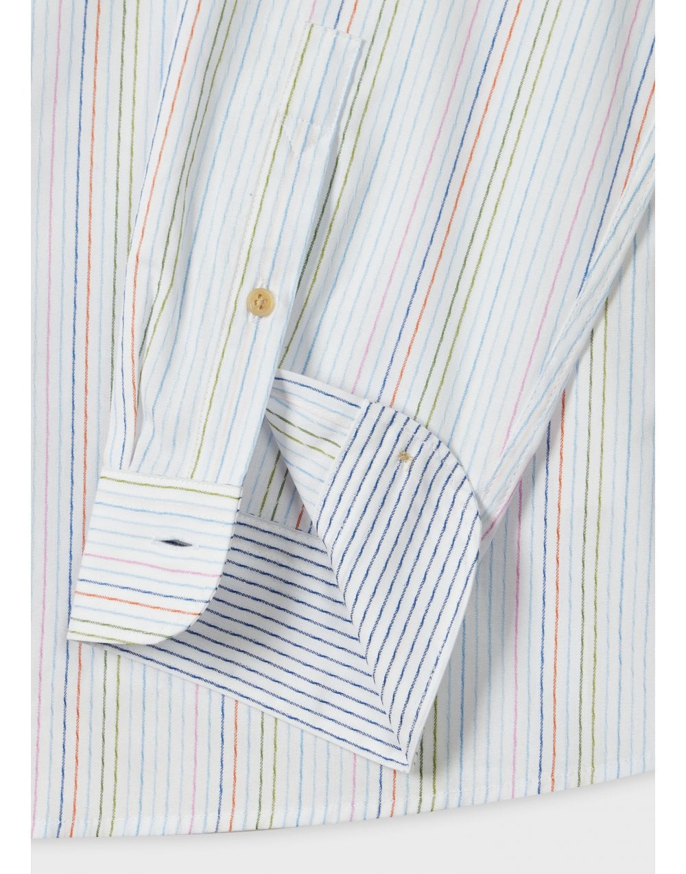 Young Ideas/Henmores - Multi Thin Stripe Regular Fit Shirt - 92 Light Blue - M