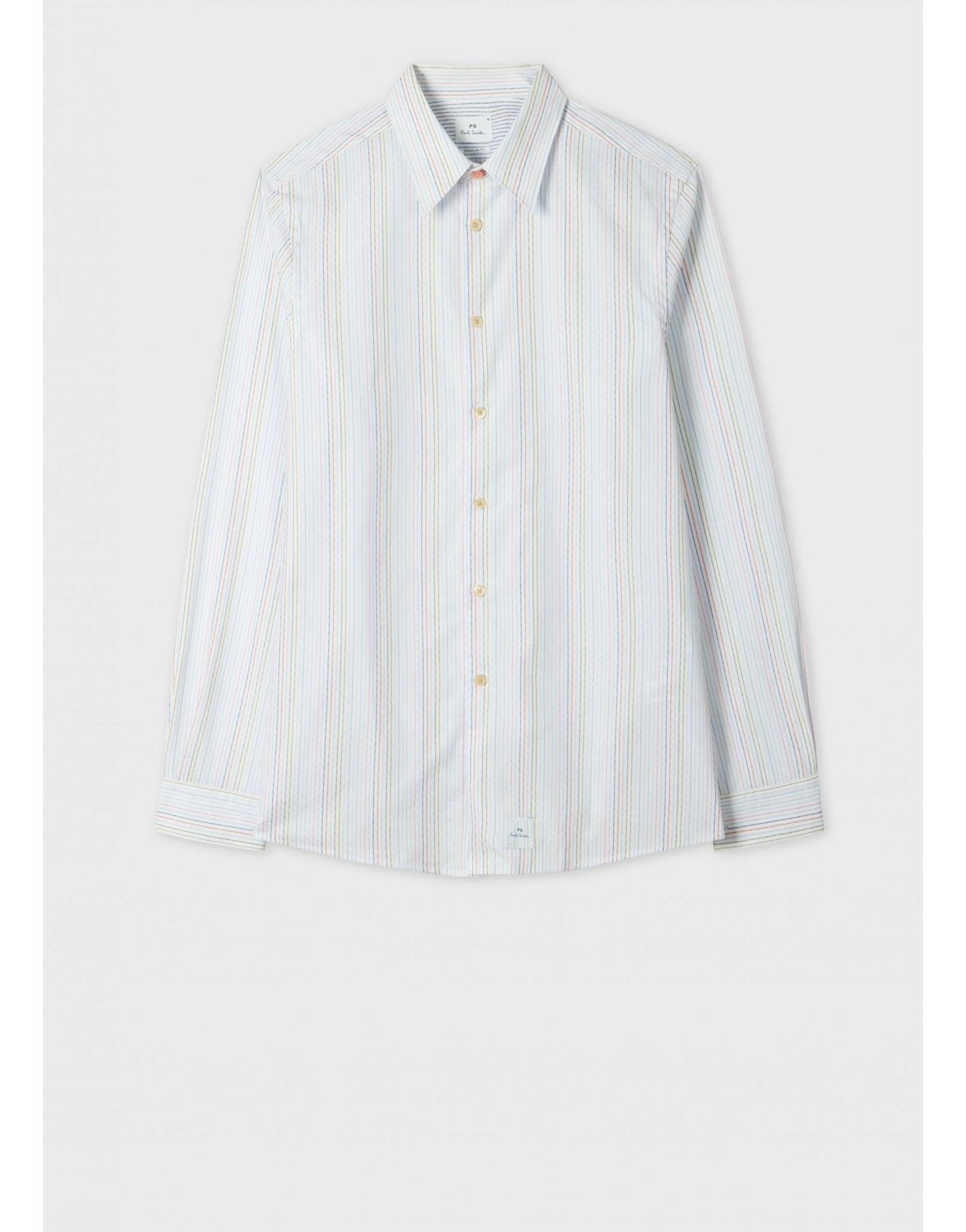 Young Ideas/Henmores - Multi Thin Stripe Regular Fit Shirt - 92 Light Blue - M