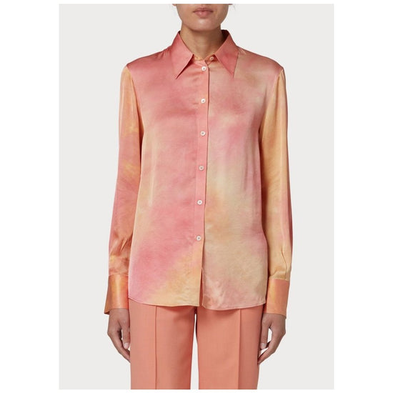 Young Ideas/Henmores - Multi Tonal Long Sleeve Shirt - 16 Orange - 8