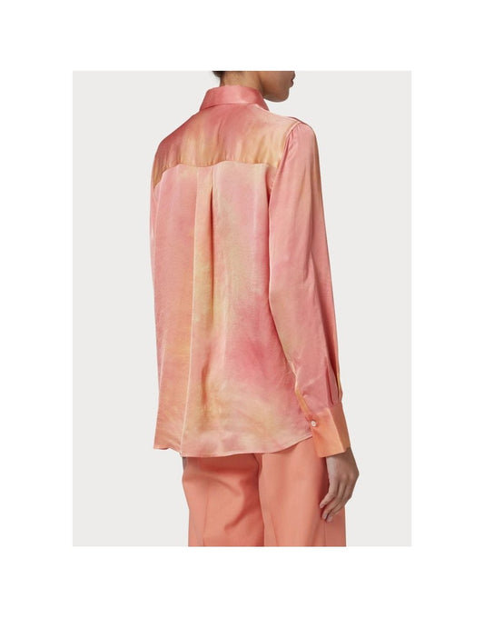 Young Ideas/Henmores - Multi Tonal Long Sleeve Shirt - 16 Orange - 8