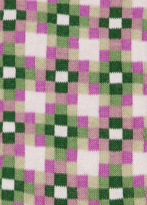 Young Ideas & Henmores - Nadia Tiles Socks - 20 Pink - OS