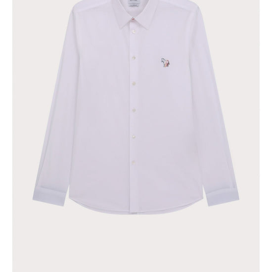 Young Ideas/Henmores - Outline Rainbow Zebra Classic Shirt - 01 White - M