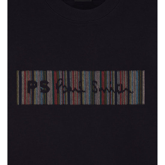 Young Ideas/Henmores - PS Barcode Graphic Sweatshirt - 49A Dark Blue - M