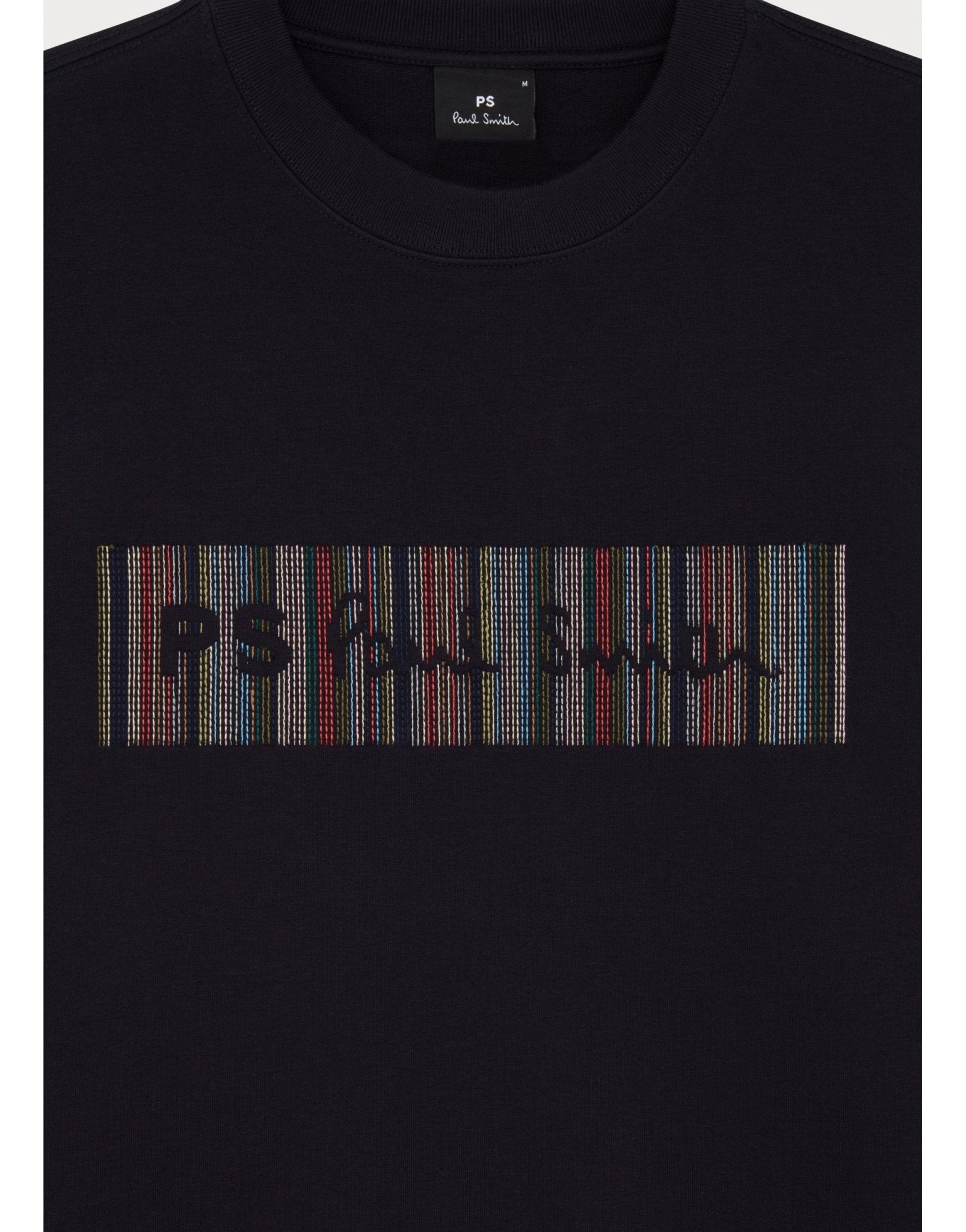 Young Ideas/Henmores - PS Barcode Graphic Sweatshirt - 49A Dark Blue - M