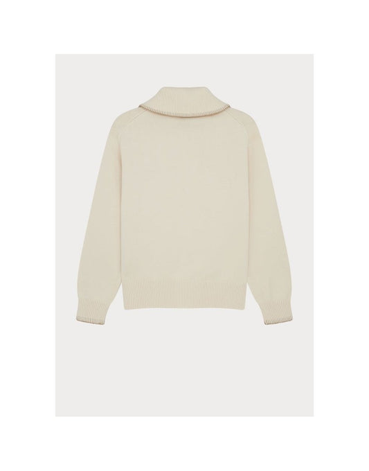 Young Ideas/Henmores - PS Happy Full Zip Sweatshirt - 02 Off White - XS